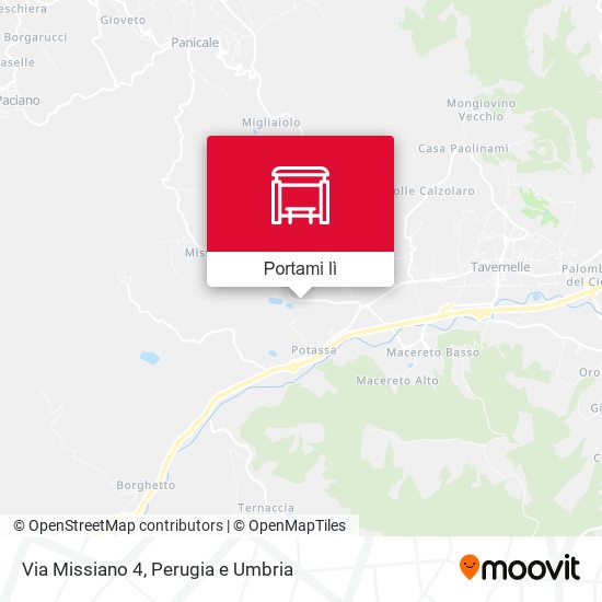 Mappa Via Missiano 4