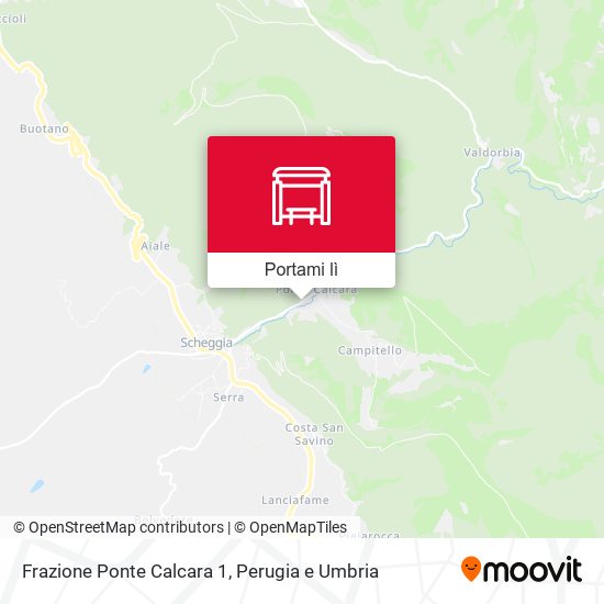 Mappa Frazione Ponte Calcara 1