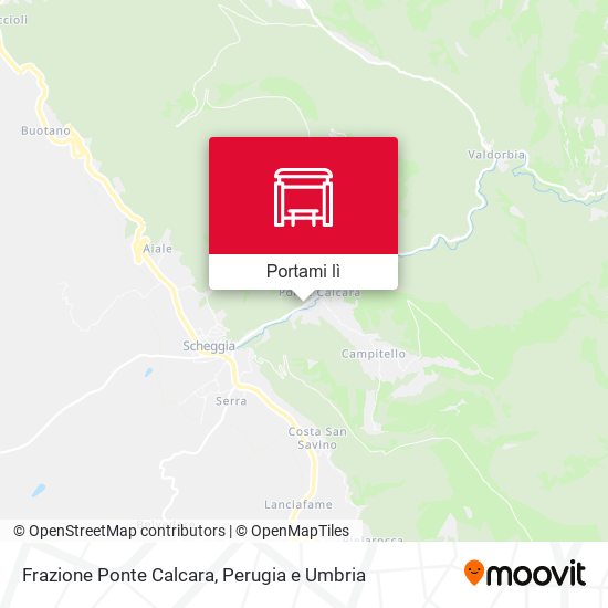 Mappa Frazione Ponte Calcara