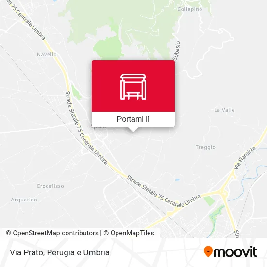 Mappa Via Prato