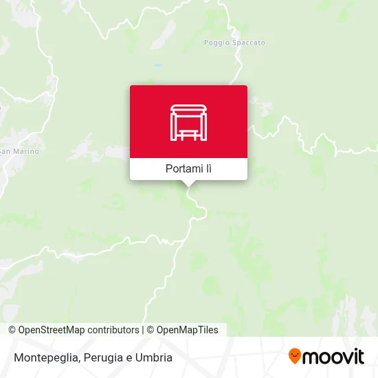Mappa Montepeglia