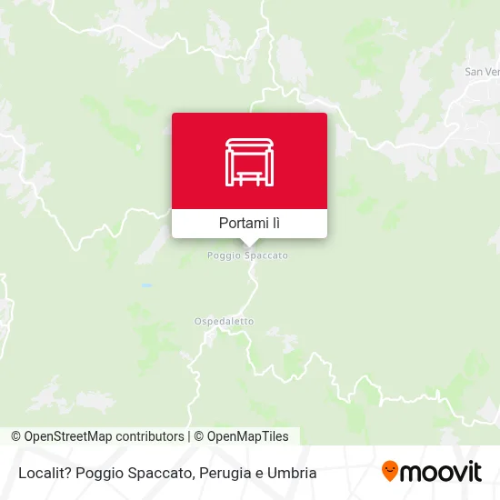 Mappa Localit? Poggio Spaccato