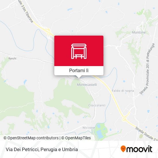 Mappa Via Dei Petricci