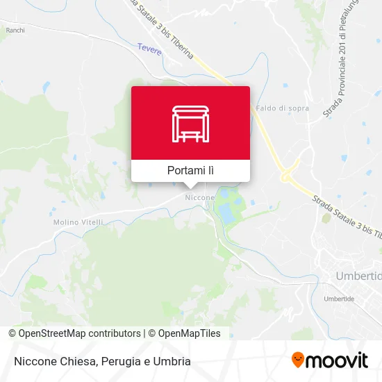 Mappa Niccone Chiesa