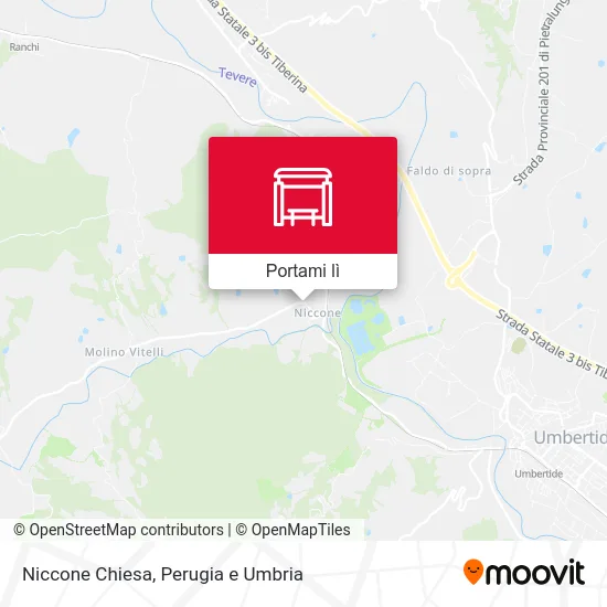 Mappa Niccone Chiesa