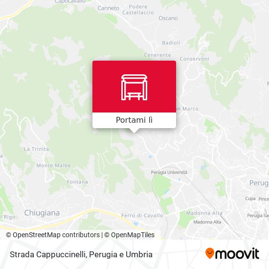 Mappa Strada Cappuccinelli