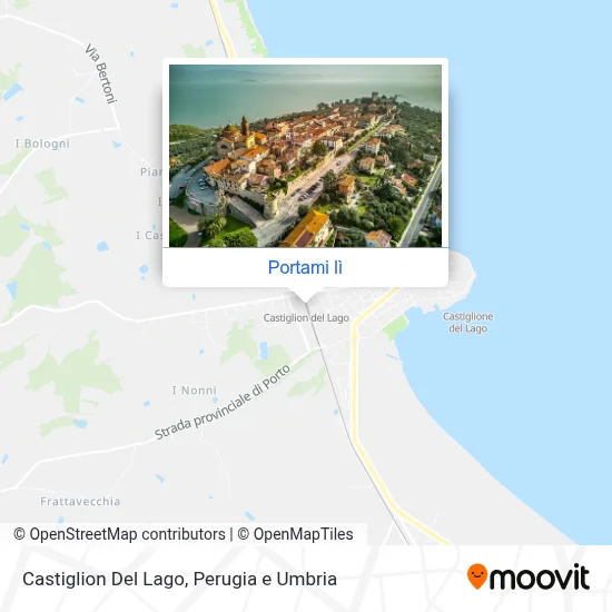 Mappa Castiglion Del Lago