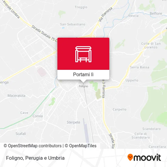 Mappa Foligno