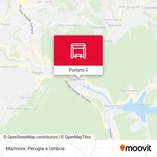 Mappa Marmore