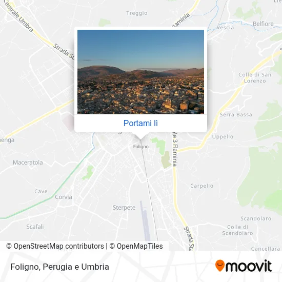 Mappa Foligno