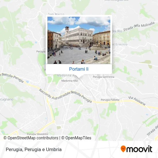 Mappa Perugia
