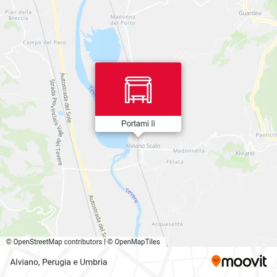 Mappa Alviano