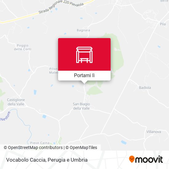 Mappa Vocabolo Caccia