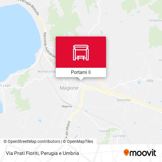 Mappa Via Prati Fioriti