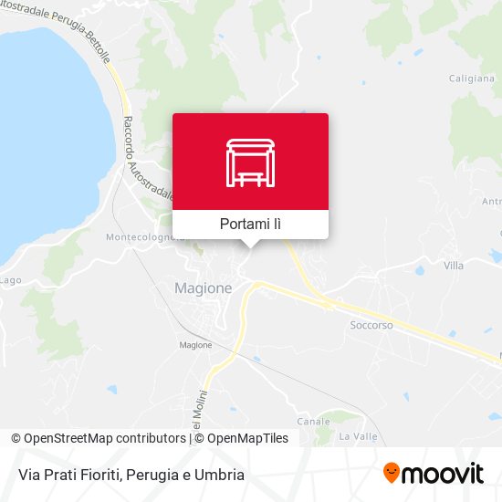 Mappa Via Prati Fioriti