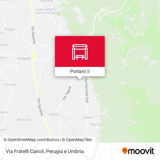 Mappa Via Fratelli Cairoli