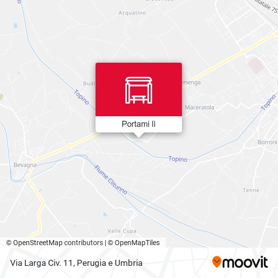 Mappa Via Larga Civ. 11