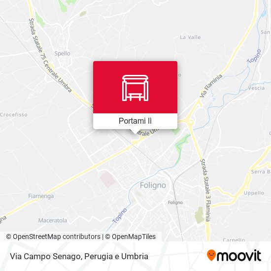 Mappa Via Campo Senago