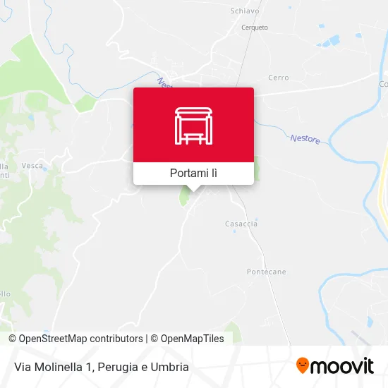Mappa Via Molinella 1