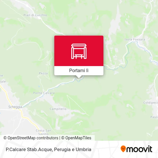 Mappa P.Calcare Stab.Acque