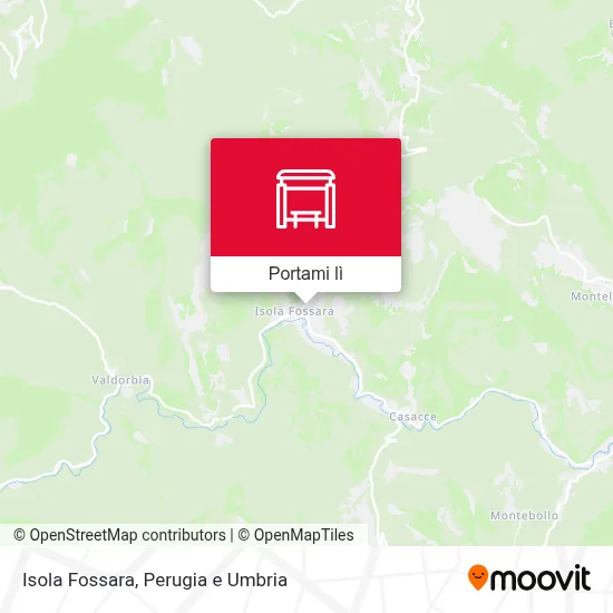 Mappa Isola Fossara
