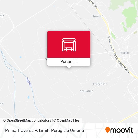 Mappa Prima Traversa V. Limiti