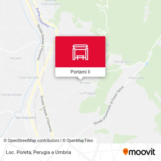 Mappa Loc. Poreta