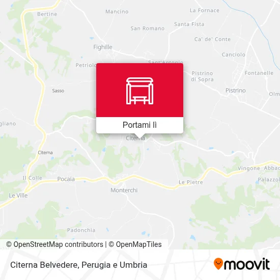 Mappa Citerna Belvedere