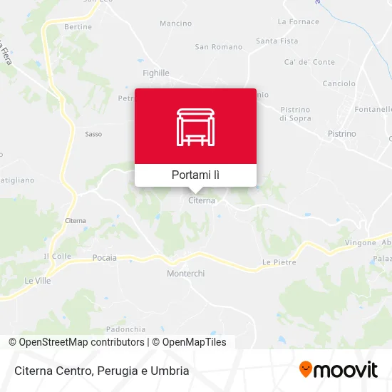 Mappa Citerna Centro