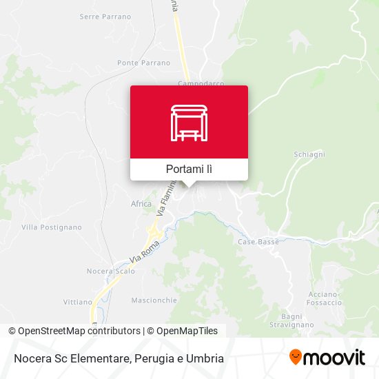 Mappa Nocera Sc Elementare