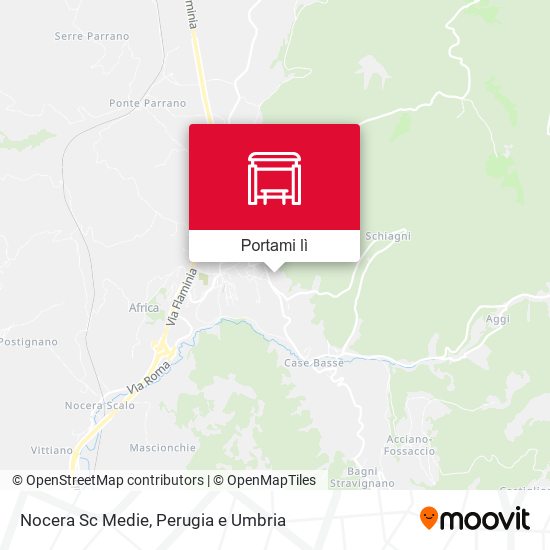 Mappa Nocera Sc Medie