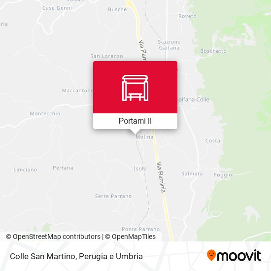 Mappa Colle San Martino