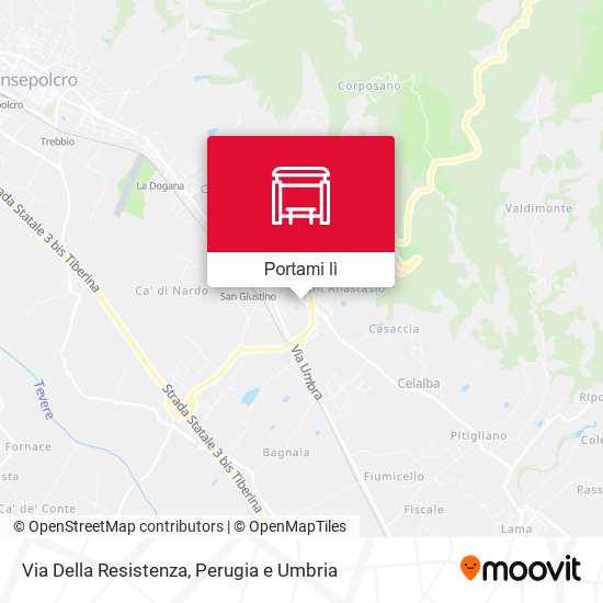 Mappa Via Della Resistenza