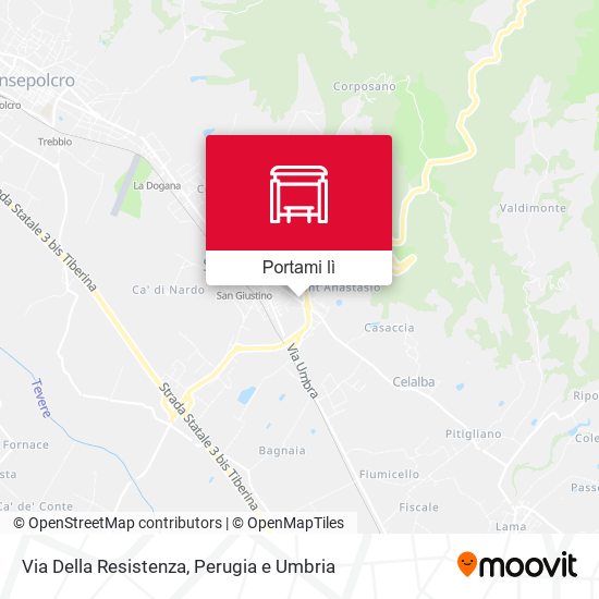 Mappa Via Della Resistenza