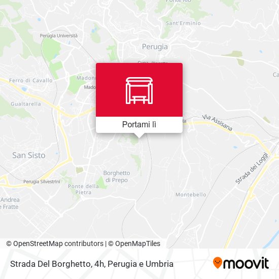 Mappa Strada Del Borghetto, 4h