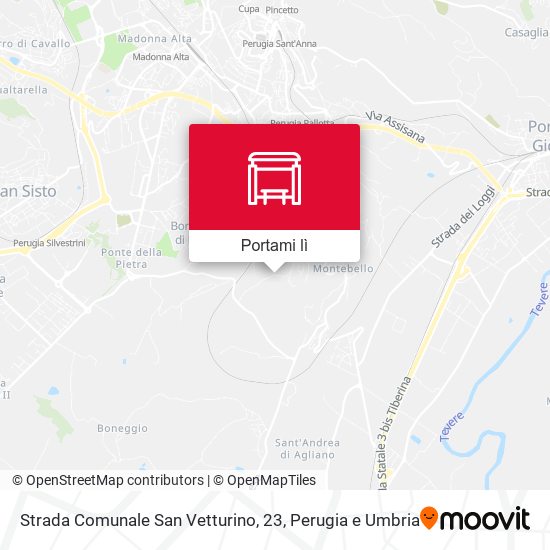 Mappa Strada Comunale San Vetturino, 23