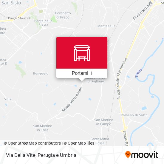 Mappa Via Della Vite