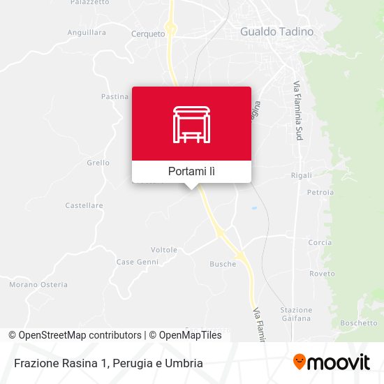 Mappa Frazione Rasina 1