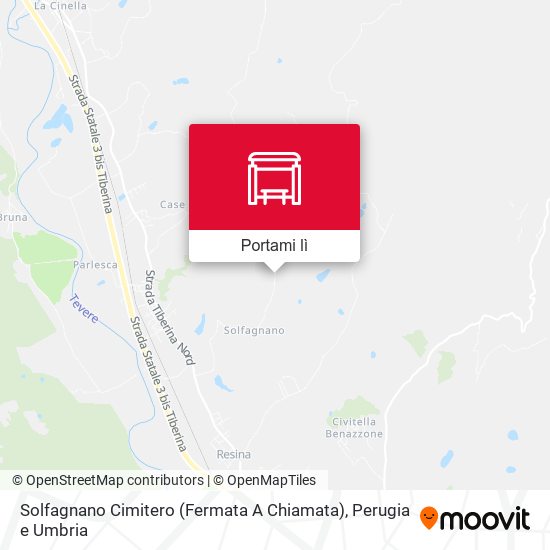 Mappa Solfagnano Cimitero (Fermata A Chiamata)