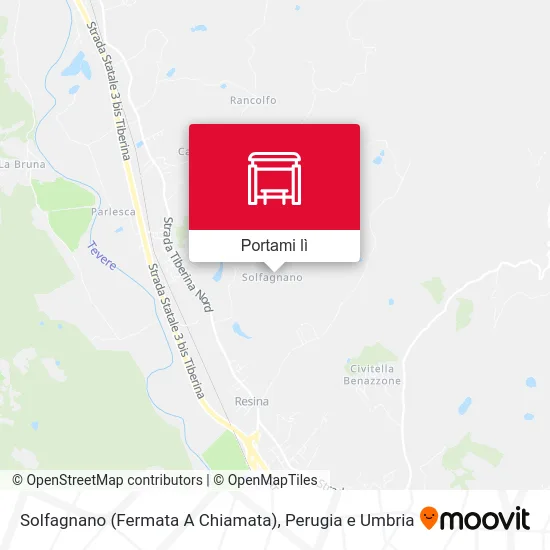 Mappa Solfagnano (Fermata A Chiamata)