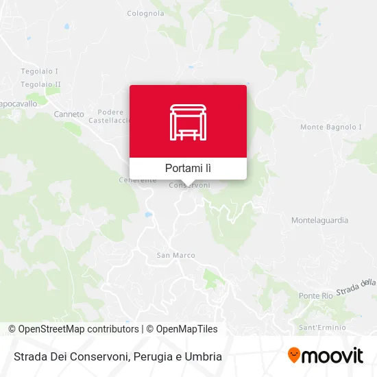 Mappa Strada Dei Conservoni