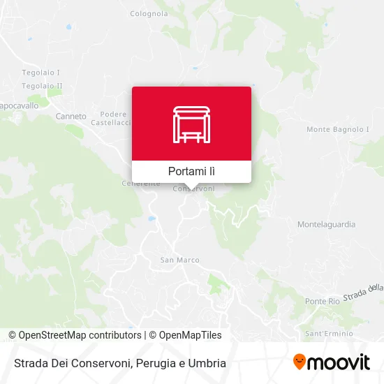 Mappa Strada Dei Conservoni