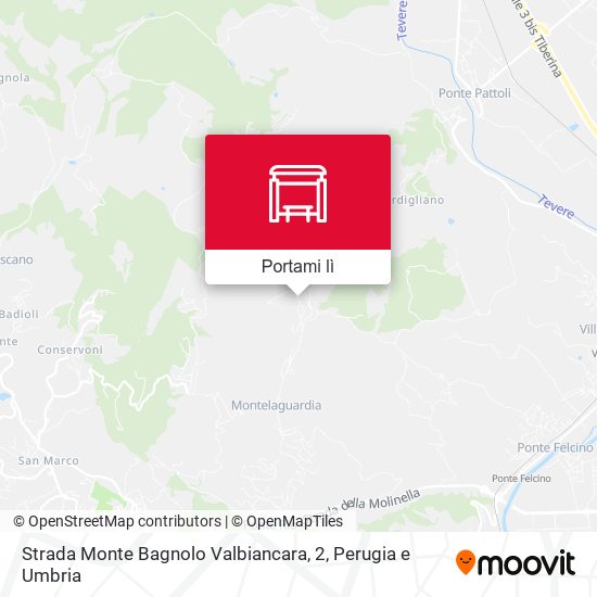 Mappa Strada Monte Bagnolo Valbiancara, 2