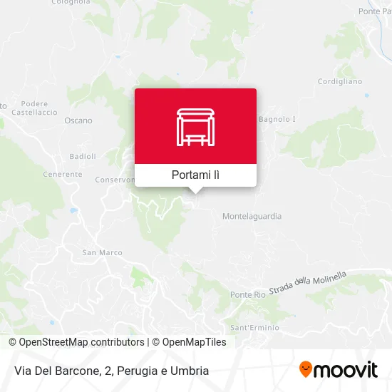 Mappa Via Del Barcone, 2