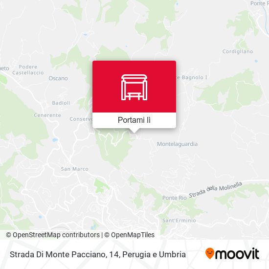 Mappa Strada Di Monte Pacciano, 14