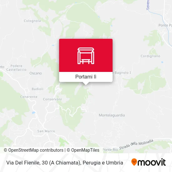 Mappa Via Del Fienile, 30 (A Chiamata)