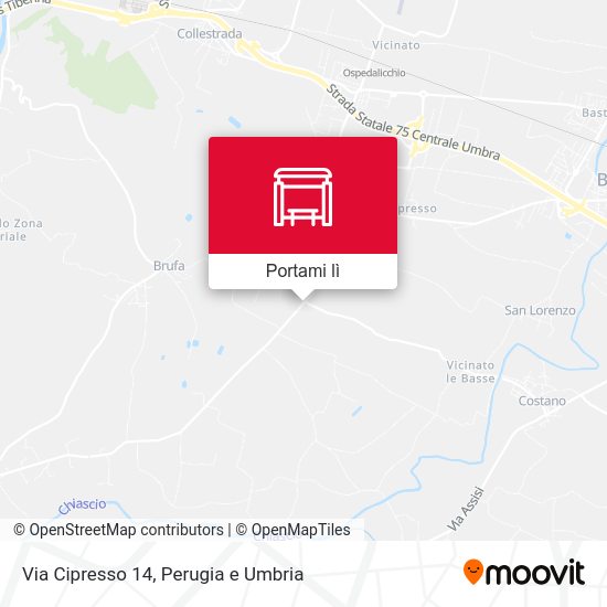 Mappa Via Cipresso 14