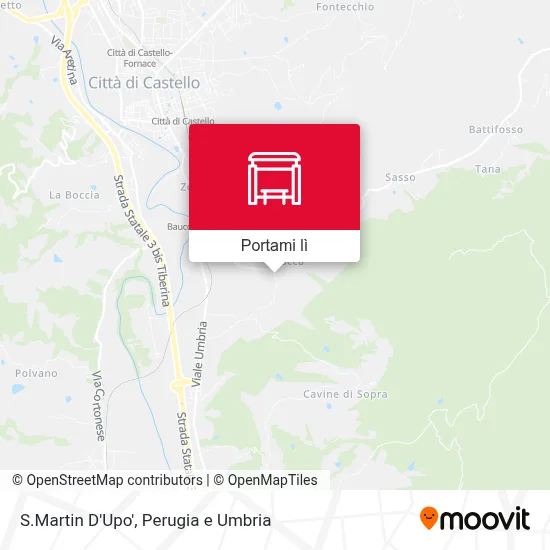 Mappa S.Martin D'Upo'