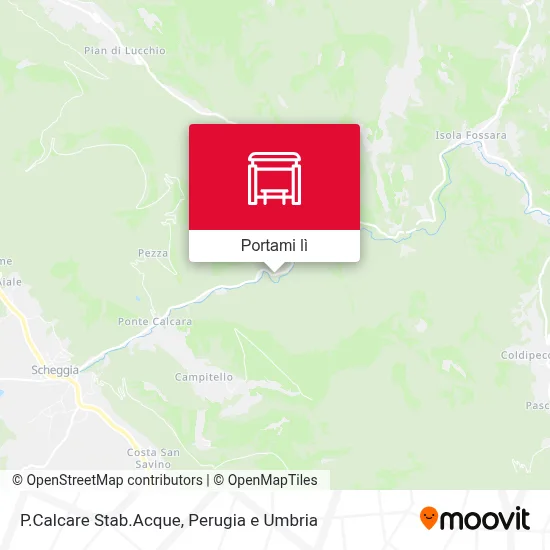 Mappa P.Calcare Stab.Acque