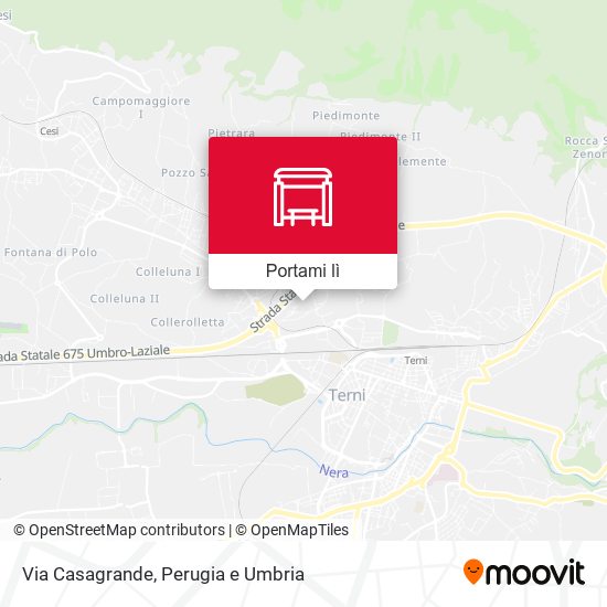 Mappa Via Casagrande